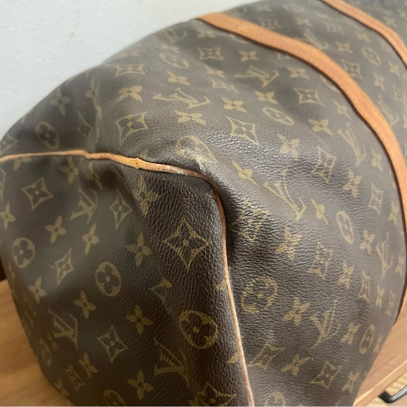 Authentic LV Louis Vuitton Monogram Keepall 50 travel duffel bag tote - Picture 12 of 15